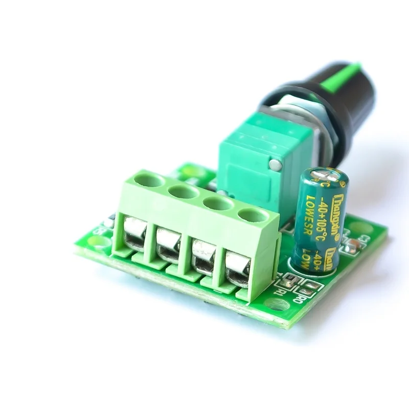 Новый 1 шт. ШИМ DC регулятор скорости двигателя 8 V 3V 5V 6V 12V 2A Функция переключателя