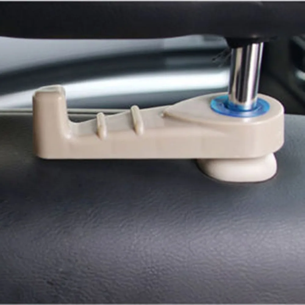 Car Hook Pack Universal Car Vehicle Back Seat Holder Hooks Double Hook Design Car Seat Hook Car