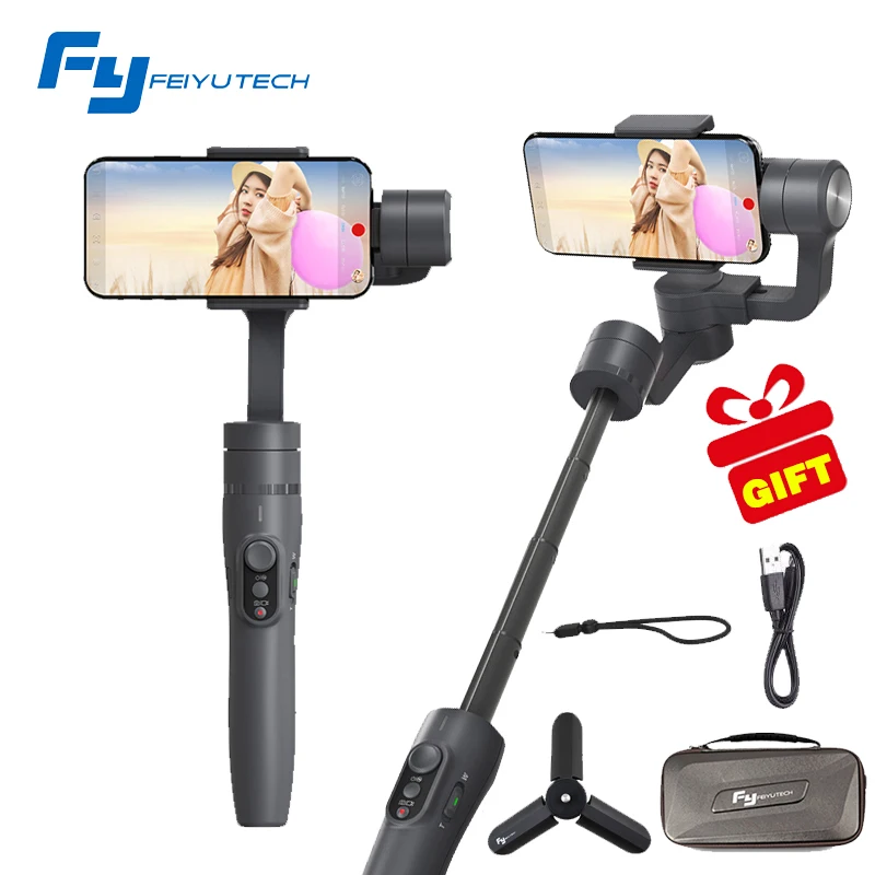 Дешево Feiyutech FY vimble 2 Gimbal ручной 3 оси продлить стабилизатор для iphone 6 7 X телефон для samsung смартфон PK Zhiyun Smooth Q