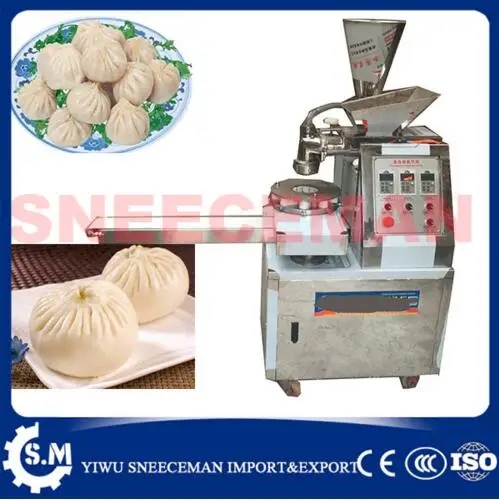 

15-200 gram 110v/220v Automatic round steamed bun making machine Hopper Automatic Chinese Stuffed Bread Machine