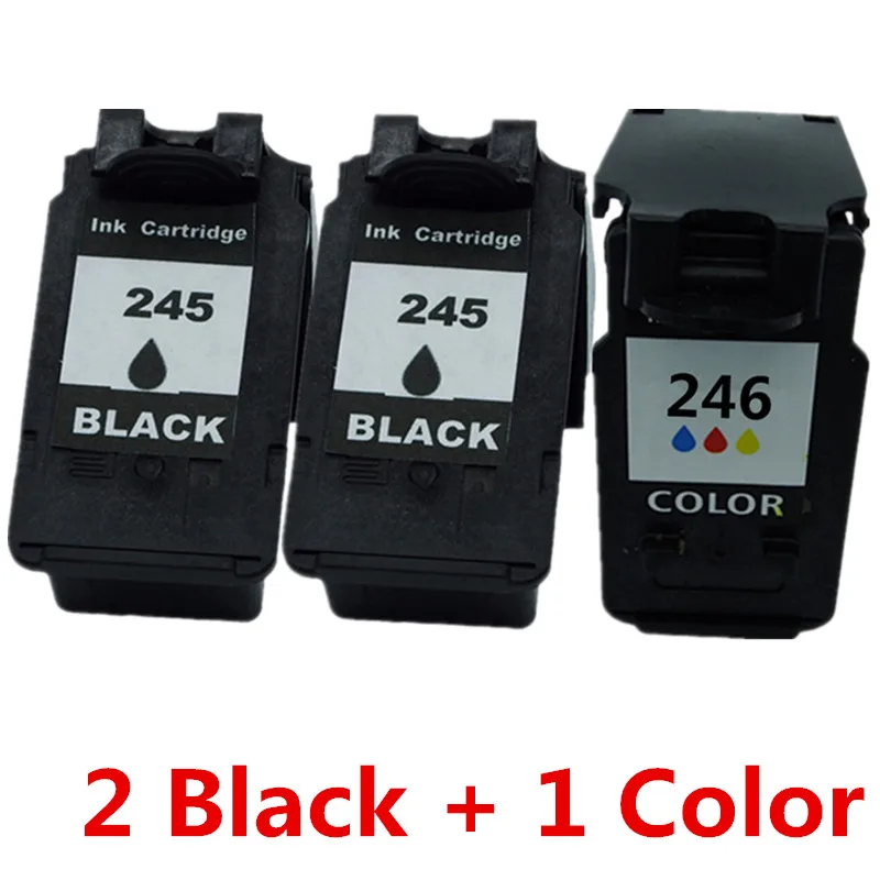 1 Set 1 Black Черный востановленные картриджи для струйного принтера для Canon PG-245 XL PG-245XL PG 245 PG245 Pixma MG2924 MG2920 MG2922 MG2420 MG2400 MG2580 - Цвет: 1 Set 1 Black