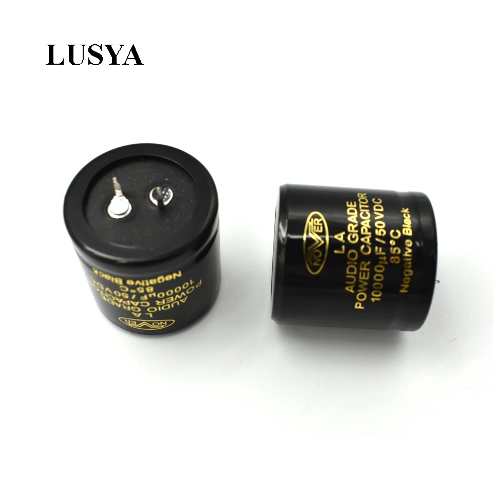 Lusya 2 шт NOVER high-end cap 10000 мкФ 50V cap acitors 35*35 мм для hifi аудио усилитель B1-003