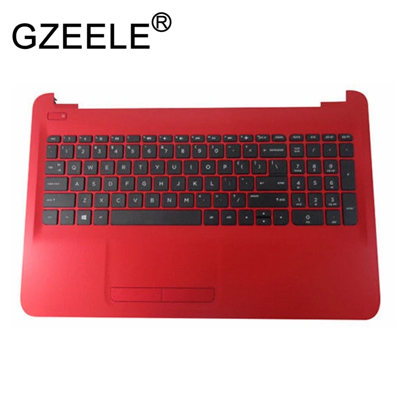 GZEELE для hp 15-AY 15-BA palmreest Топ чехол в сборе верхняя крышка клавиатура рамка красный Touc hp ad 855024-001