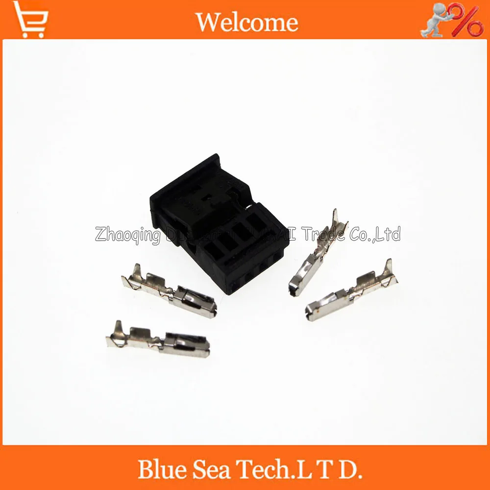 

10 PCS 4Pin female part Central locking plug, atmosphere light connector,968813-1 C for BMW ,MG7