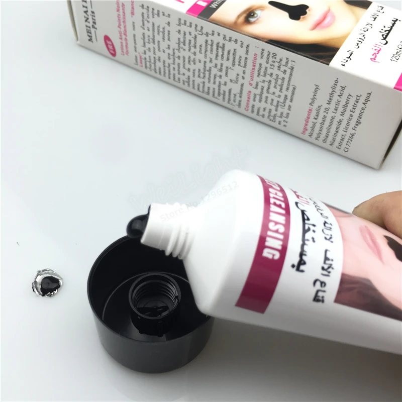 1 шт. всасывающая черная маска глубокое очищение пор для лица в носу угревая