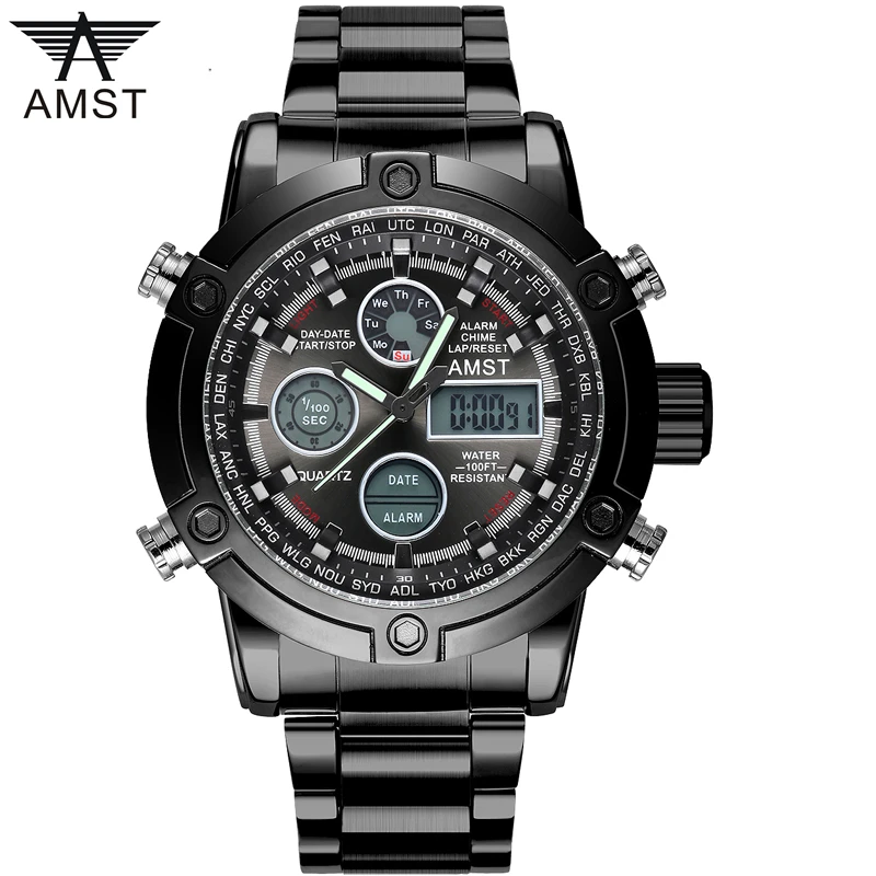 Relojes 2019 часы Для мужчин Новая мода Спорт Кварцевые s лучший бренд класса люкс