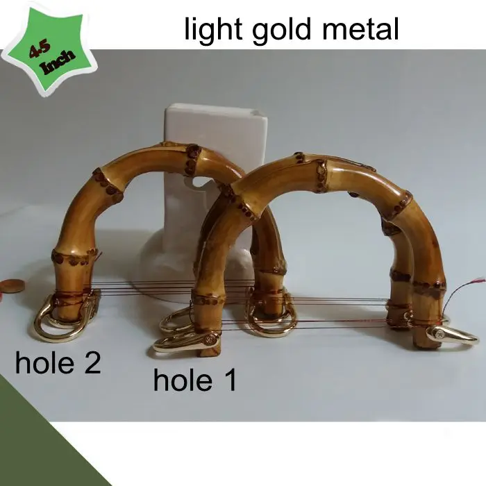 5 пар = 10 штук, 12X9 см натуральные бамбуковые ручки для замены сумок, ретро ручная работа, вязаная сумка, ручные бамбуковые ручки