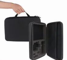 Large size Black Travel Protective Storage Carry Box Case Camera Bag for GoPro Hero 2 3 3+ Accessories Gopro Accessories