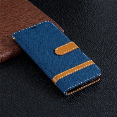 Denim Leather Flip Case For Huawei Y5 Y6 Y9 2018 Y5 2017 Enjoy 8Plus Honor 8C 7X 7C 7A Magnet Card Slot Wallet Cover Case Coque (11)