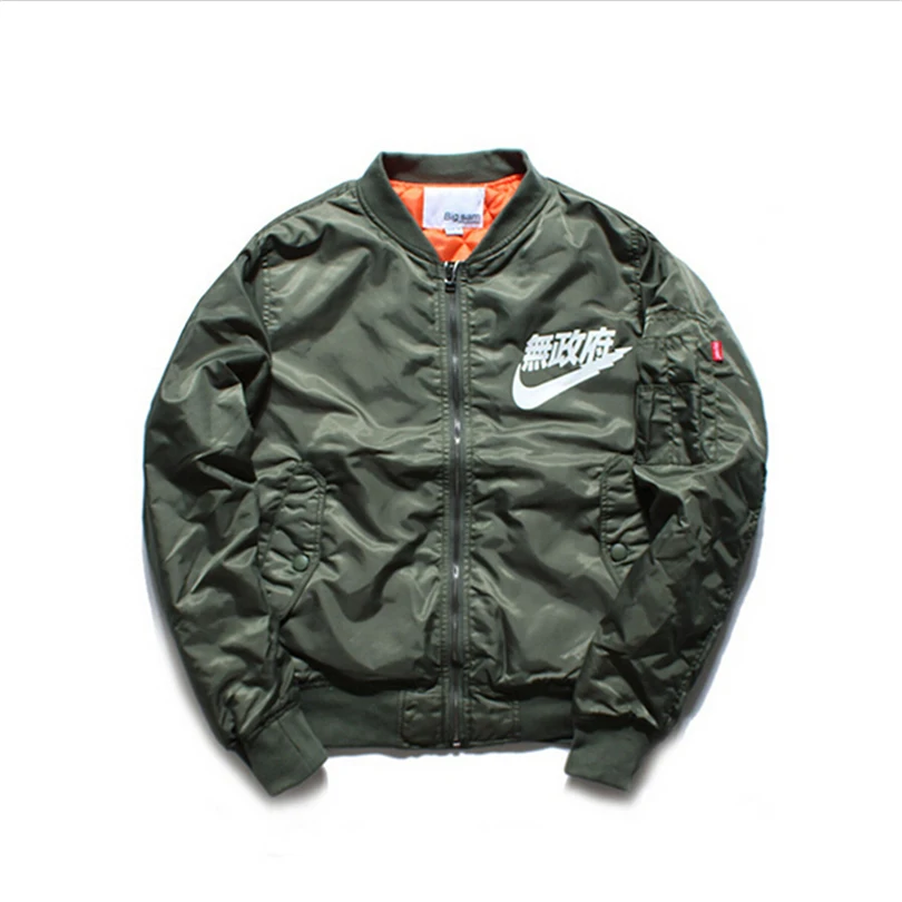 Sales for Ma1 Bomber Jacket Men 2016 New Japanese Bomber Jacket KANYE WEST for Pilot Flight Jacket Bombers Men Baseball Coats Military