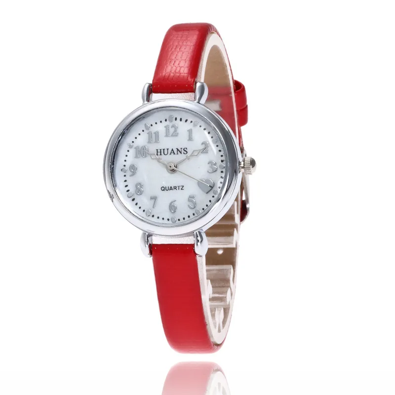 Reloj mujer Высокое качество Женева Для женщин часы-браслет несколько цвет кожи ремни Мини Нежный маленький циферблат женское платье часы