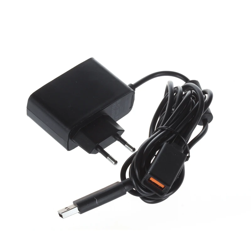 Promotion New EU USB AC Adapter Power Supply with USB charging cable for Xbox 360 XBOX360 Kinect Sensor