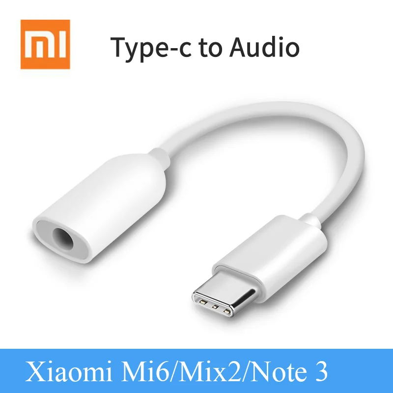 

Original xiaomi USB Type-C to 3.5mm Jack AUX Audio Cable Adapter for Samsung LG Nexus Oneplus Nokia Huawei Type C Smart Phones