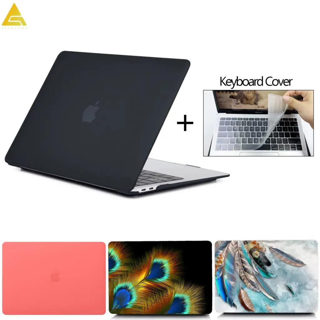

Laptop Case For MacBook Touch ID A1932 2018 cover For Macbook Air 13 A1466 A1369 Pro Retina 11 12 13.3 15.4 Hard Shell