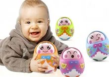 2016 New 5 Pieces A Lot Music Nodding Tumbler Roly poly Toys Baby Educational Funny Toy