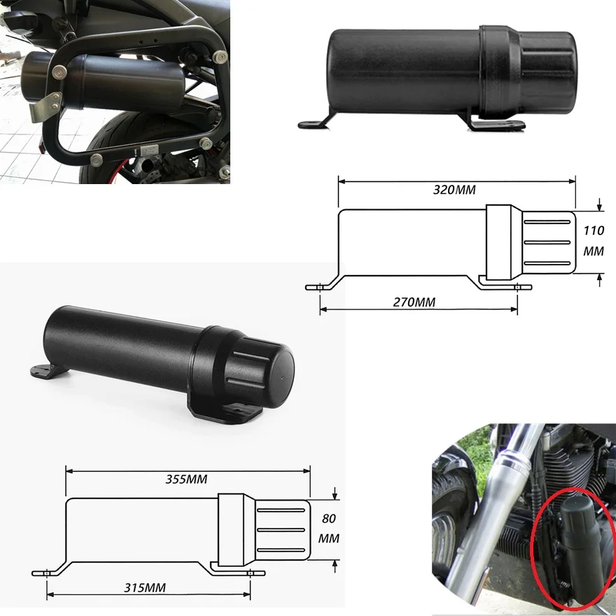 

Universal Motorcycle Accessories Waterproof Tool Tube Raincoat Storage Box Off-Road Motos for BMW for DUCATI for YAMAHA