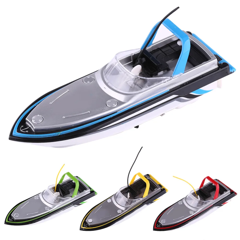4Colors RC Speedboat High Speed Racing Boat Underwater Motor Boat Toy