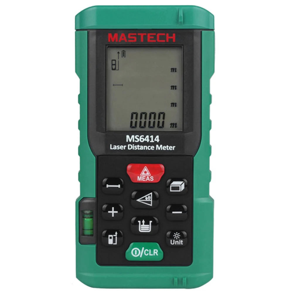 

MS6414 Professional Laser Range Finder Digital Laser Distance Meter Batter-powered Laser Range Finder Tape Distance Measurer