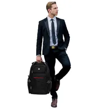 Новинка, Швейцарский черный нейлоновый Водонепроницаемый бизнес рюкзак для ноутбука, Большой Вместительный рюкзак для путешествий, сумка для отдыха для женщин и мужчин
