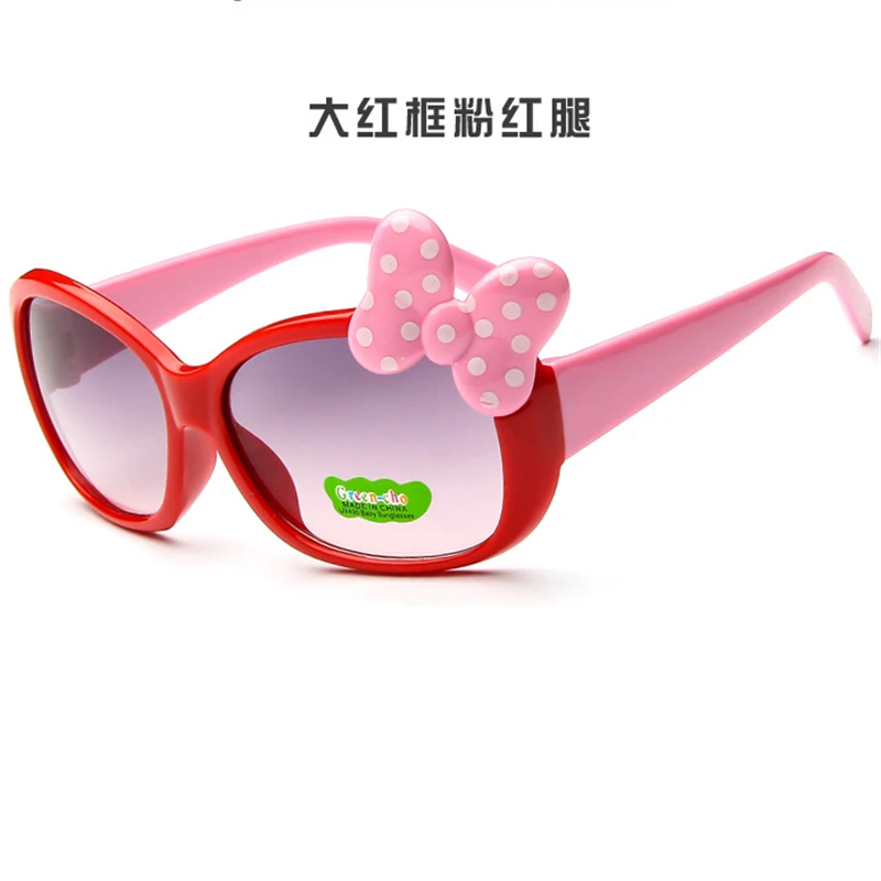 Новая мода Дети Солнцезащитные очки для женщин принцессы милый ребенок Hello-очки оптом высокое качество для мальчиков и девочек suanglasssummer стиль