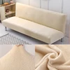 plush folding sofa bed cover velvet thick slipcover case for armless sofa bed sheet Couch cover Elastic Futon Cover winter 1