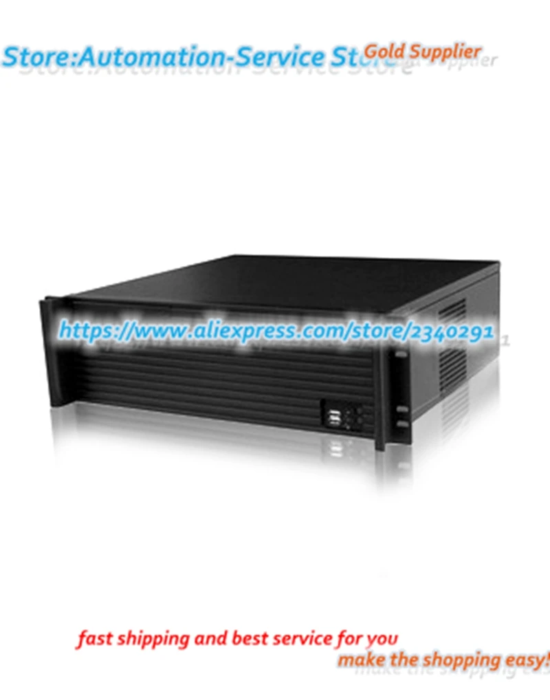Ultra Short 3U Server Chassis Aluminum Panel Chassis High