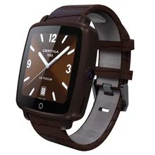 Uwatch u11c Bluetooth-Konnektivität sim uhr für iphone xiaomi mode Bluetooth Smart Uhr armbanduhr lederarmband SmartWatch