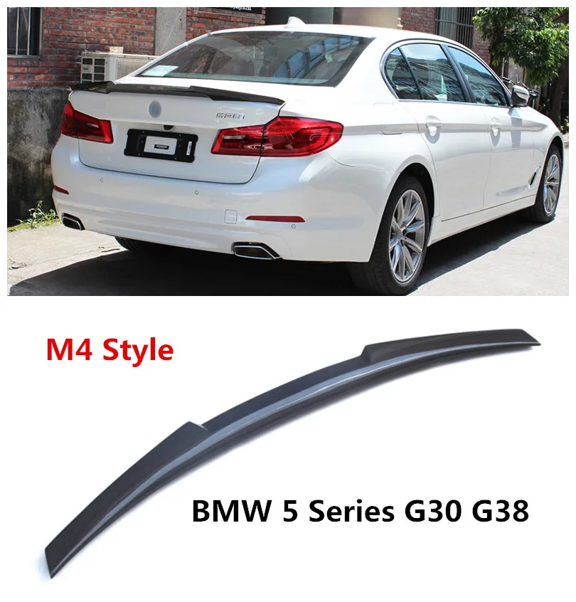 Высококачественный спойлер из углеродного волокна для BMW 5 серии G30 G38 528 530 540 2018