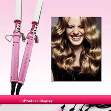 Кудрявое устройство для волос керамический щипцы для завивки сплав плюс длинный корейский большой рулон груша цветок щипцы для завивки может вращать щипцы для завивки