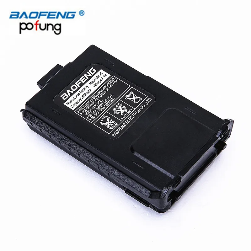 Baofeng BL-5 7,4 V 2800 mah литий-Батарея для радио Запчасти Оригинал Baofeng UV-5R UV-5RA UV-5RE BF-F8HP Walkie Talkie аксессуары