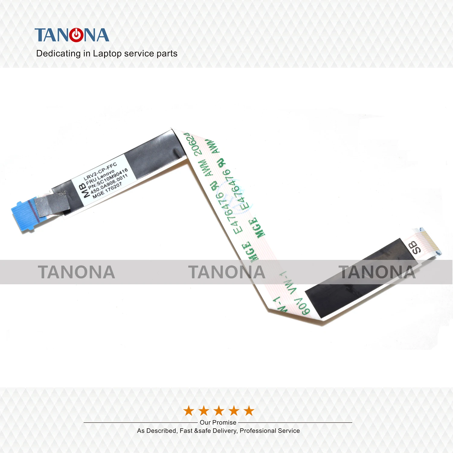 

New SC10M90416 450.0A906.0011 for Lenovo Thinkpad X1 Yoga 2nd 3rd Gen Touchpad Clickpad Mouse Board Cable
