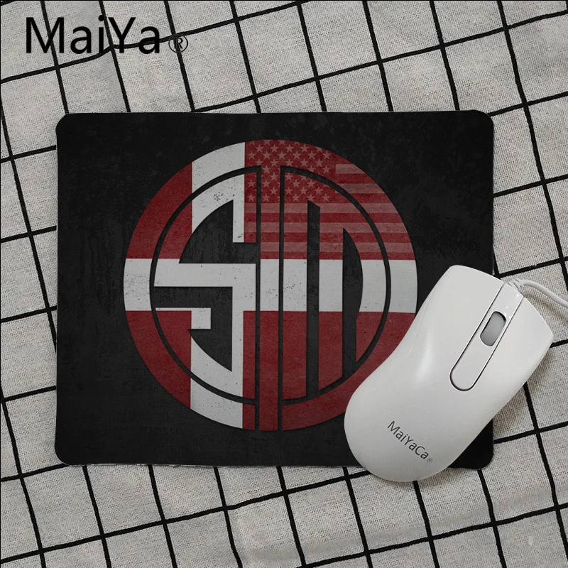 Maiya Team Solomid TSM логотип клавиатуры коврики для игровой мыши резиновый ПК игровой коврик для мыши - Цвет: No Lock Edge25x29cm