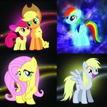 

Princess Pony Diamond painting Cross Stitch Diamond Embroidery 5D Diy Cartoon Diamond Mosaic Picture Rhinestones Gift Resin