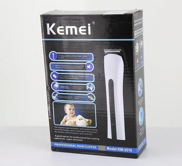 Kemei машинка для стрижки волос триммер для стрижки бороды Триммер электрический станок для бритья перезаряжаемая Электрическая Бритва Парикмахерская для мужчин