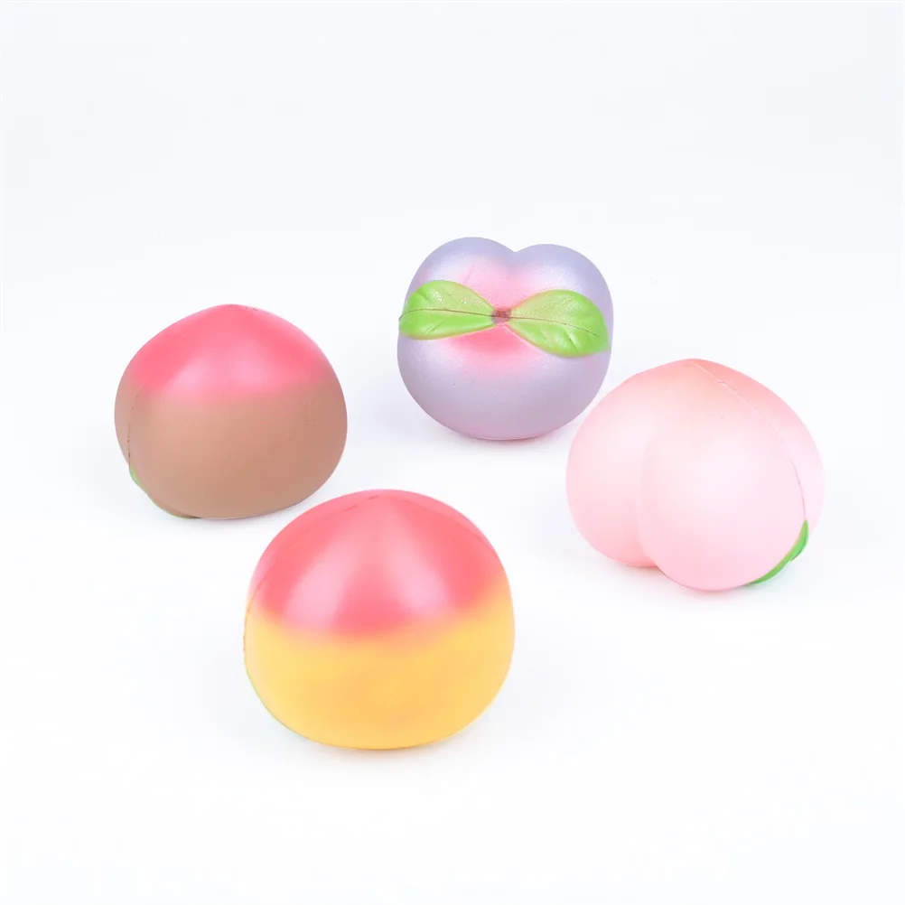 1PC 10CM Jumbo kawaii Squishy Slow Rising Peach Toy squishies Bread Gag Pressure Release Toy ...