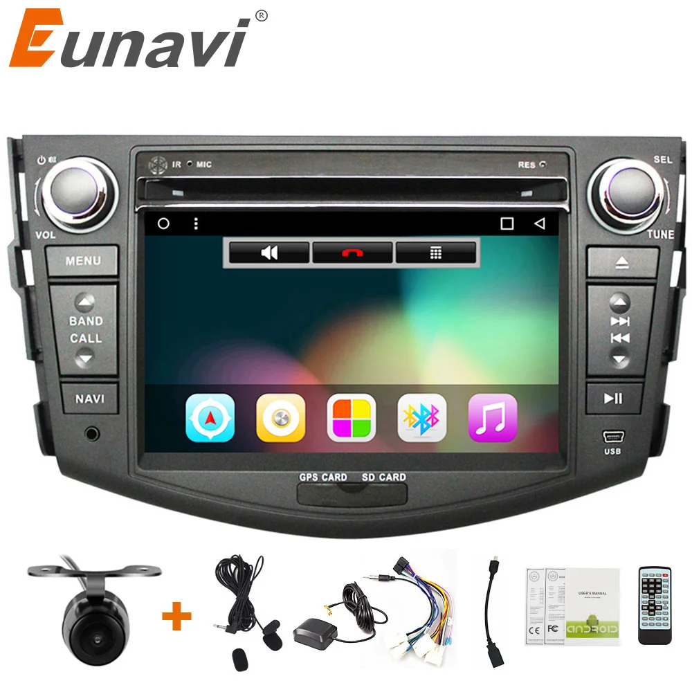 Eunavi 7 2 Din Quad core Android 7 1 font b Car b font DVD font