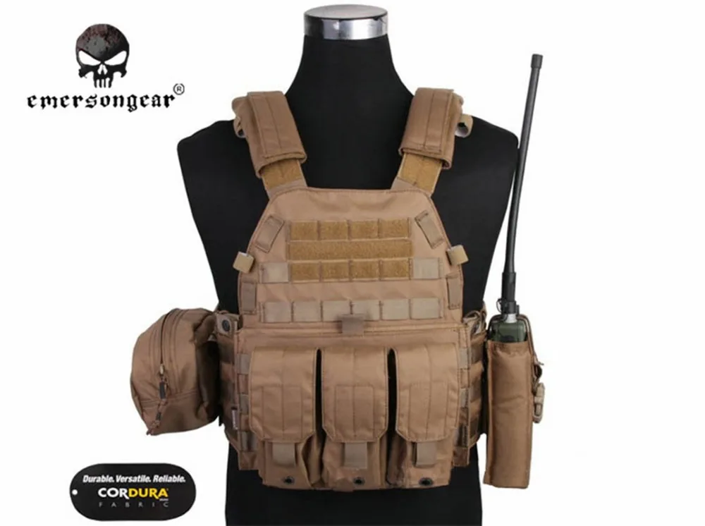 Снаряжение EMERSON LBT6094A стильный жилет с карманами для страйкбола Военная армейская
