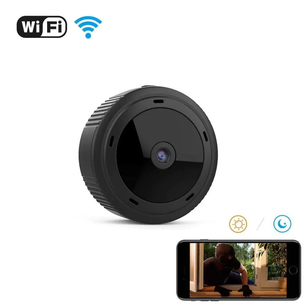 

Mini Camera, Wifi Camera Remote Small Wireless Camera HD 1080P Home Security Surveillance Camera with Night Vision