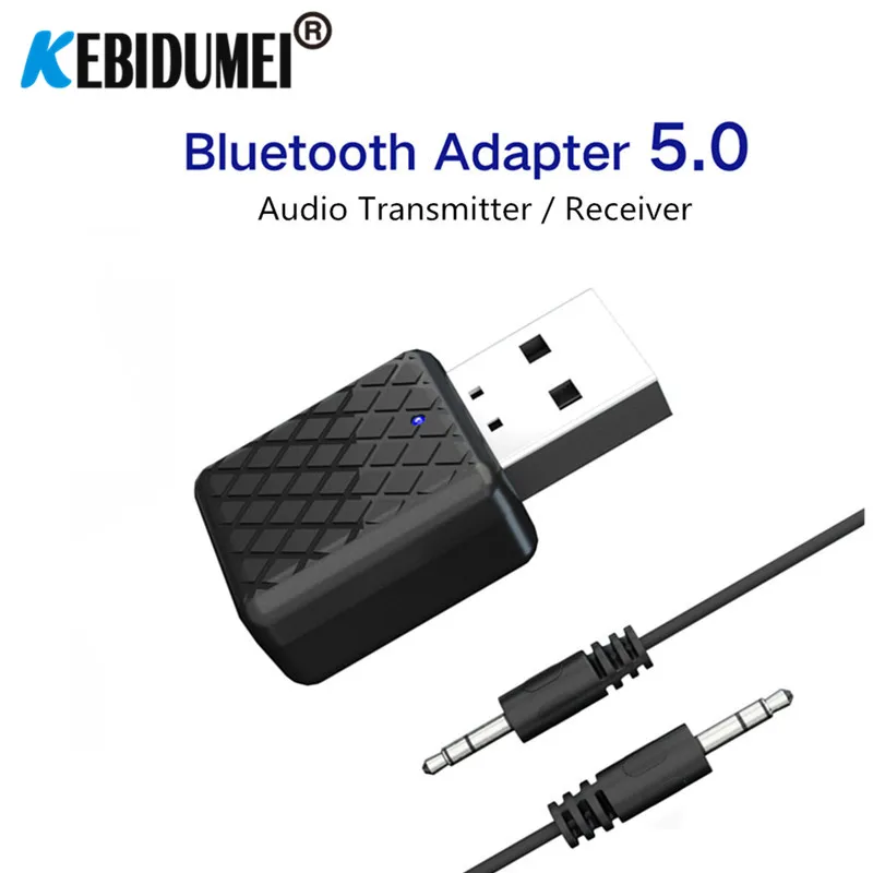 

USB Power Bluetooth 5.0 Audio Car Kit Wireless music Receiver Transmitter Adapter 3.5mm Jack for Bluetooth mouse TV Car Radio