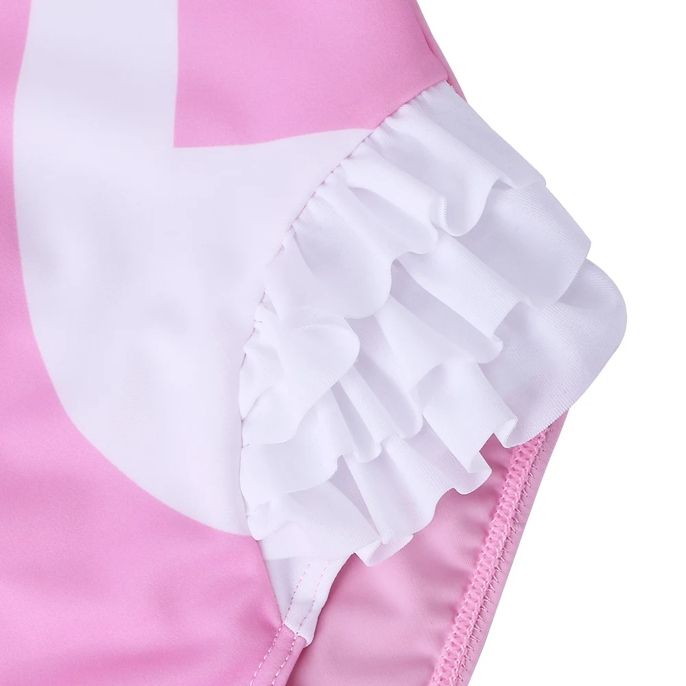 BAOHULU, милый купальный костюм для маленьких девочек UV50+, купальный костюм для маленьких девочек купальный костюм с рисунком лебедя, Цельный Детский комбинезон, розовый и черный цвета