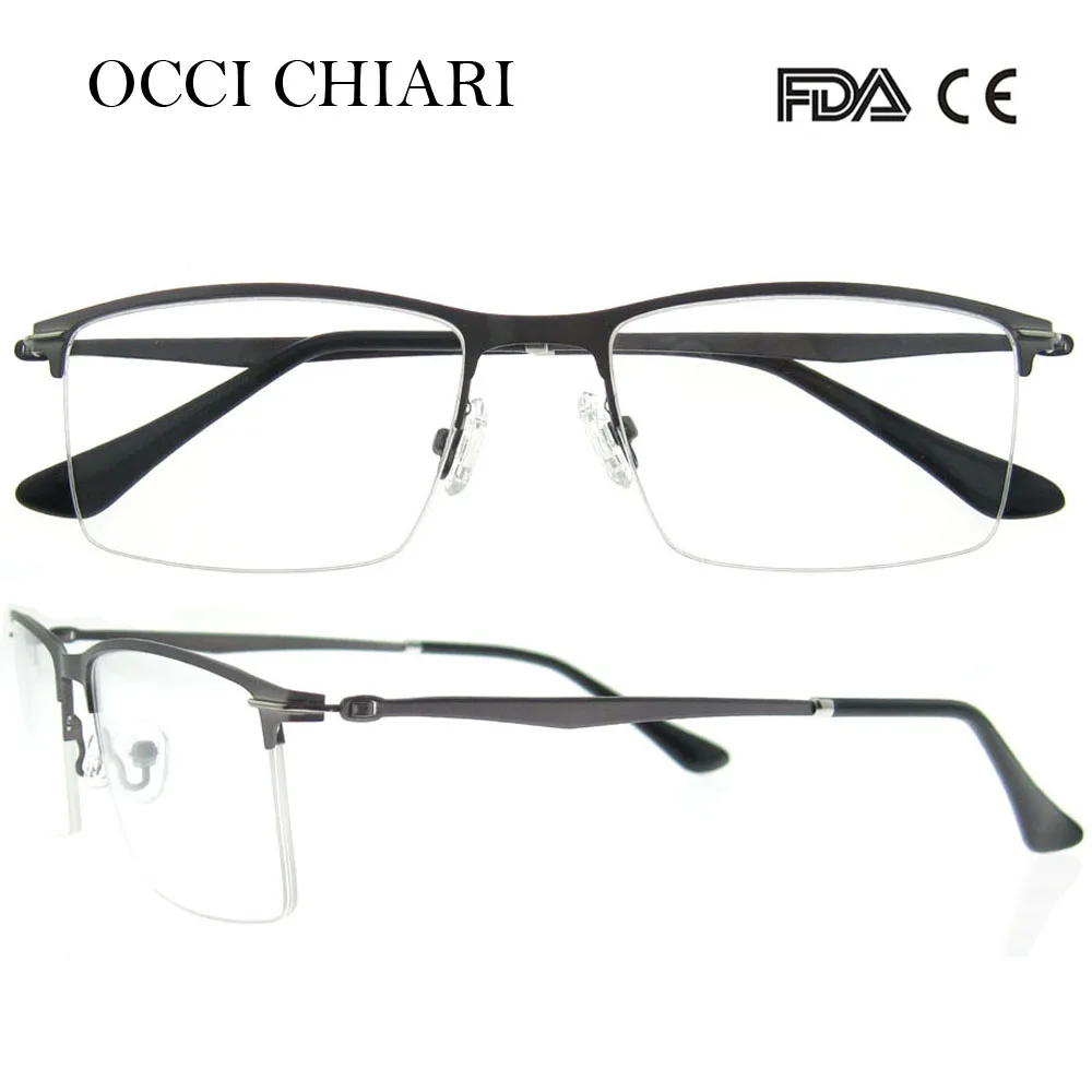 OCCI CHIARI 2018 Новое поступление металлические Компьютерные очки из нержавеющей