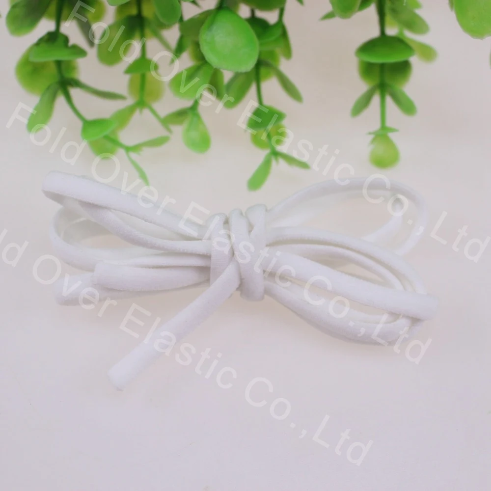 

5mm #92100 white Elastic Nylon Thread good for clothes shoes DIY, 100 yards/roll