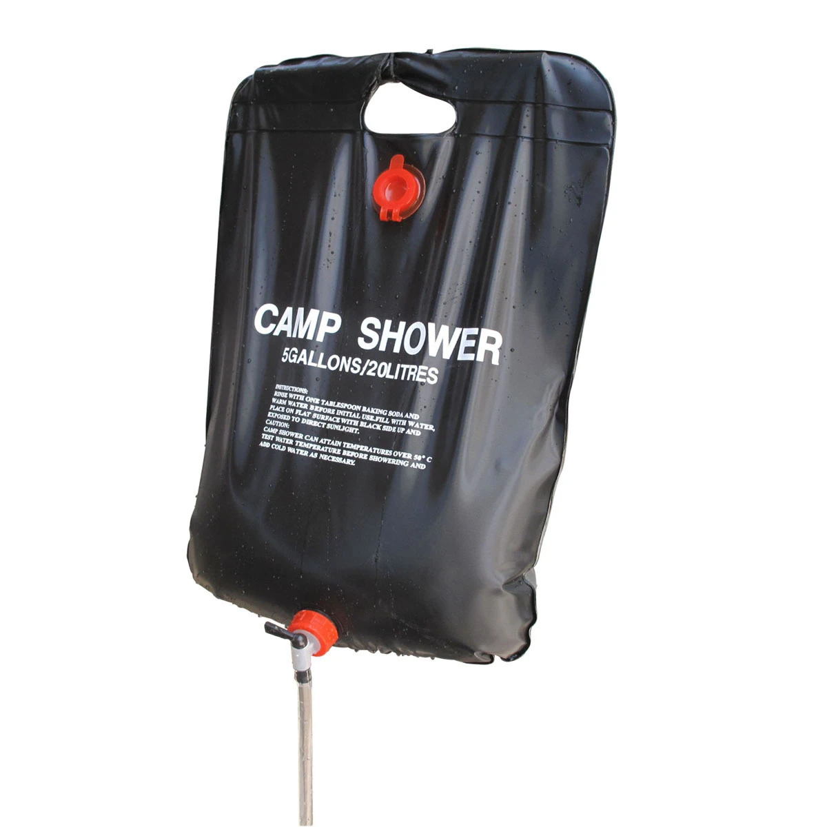 Portable 20L Outdoor Camping Hiking Solar Energy Heated Camp Shower Pipe Bag Portable 20L Outdoor Camping Hiking Solar Energy Heated Camp Shower Pipe Bag