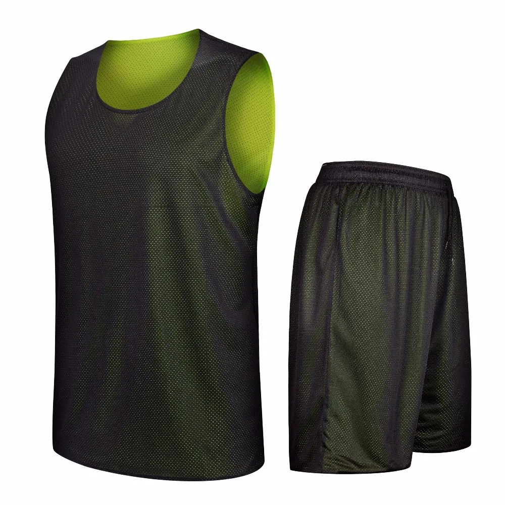 Мужская двусторонняя баскетбольная Джерси набор высокого качества костюм рубашка на заказ Форма баскетбольная женщины одежда лето