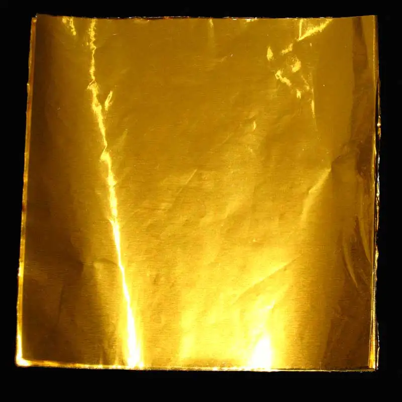 30*30cm 100pcs gold embossed gold embossing aluminum tin foil for
