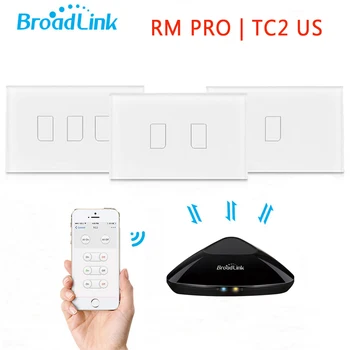 

Broadlink TC2 US /AU Standard 1 2 3 Gang Switch,Smart Home Automation,Phone Wireless Remote Control Lamp light Switch via RM PRO