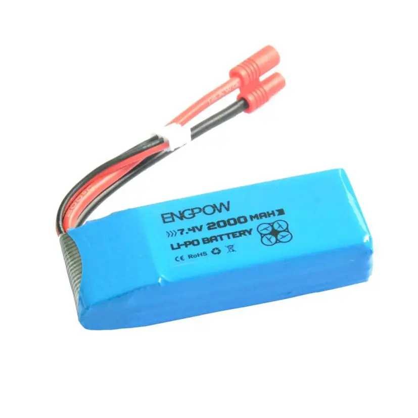 Для Syma X8 X8C X8W 7 4 V 2000mAh Lipo батарея RC Quadcopter запасные части J7062 | Игрушки и хобби