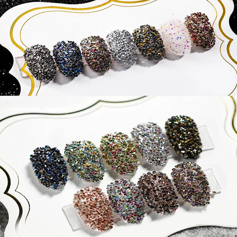 

Nail Mini-drill Explosion Flash Crystal Sand Nail Decoration Extended Nail Luxury Fashion Nail Diamond Diy Decoration