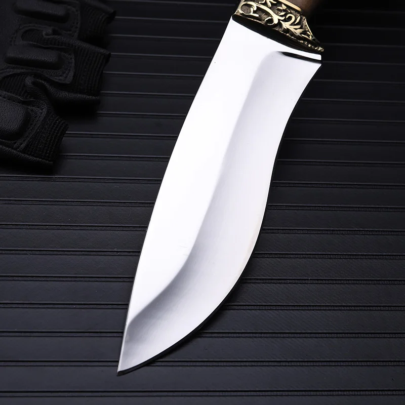 New Karambit Outdoor Self-defense Field High Hardness Saber Wilderness Survival Fruit Knife Small Straight Folding Resin