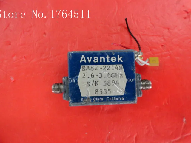

[BELLA] AVANTEK SA82-2214M 2.6-3.6GHz 15V SMA low noise amplifier